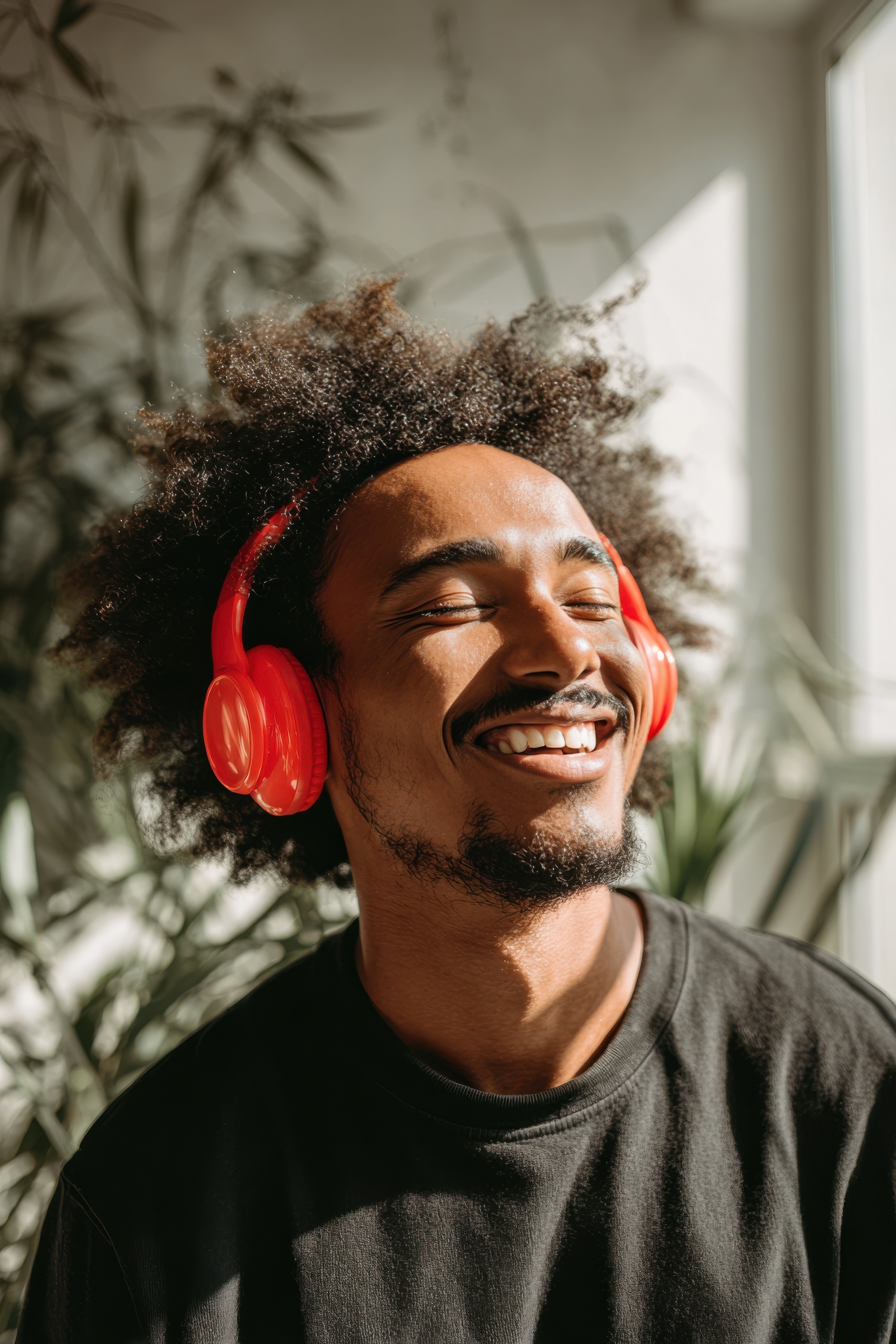 Listener enjoying a track